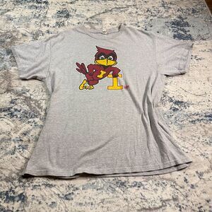 Vintage Iowa State ISU Cyclone 1983 TShirt Gray XL
